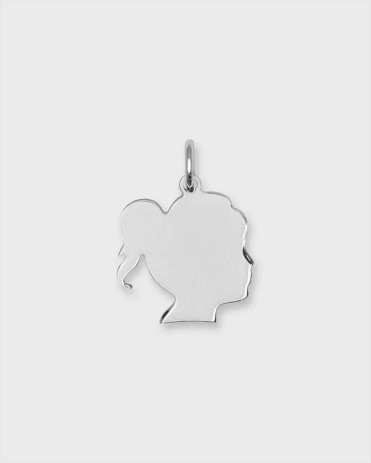 Girl Pendant in Silver