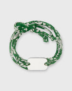 Load image into Gallery viewer, Flat Charm Wrap Bracelet in Green Capel Liberty
