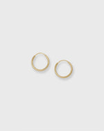 Load image into Gallery viewer, Tiny Sleeper Hoop Earrings in Gold
