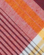 Load image into Gallery viewer, Cotton Woven Tie in Navy/Red/Brown Madras
