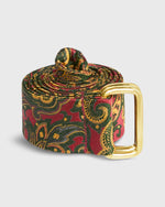 Load image into Gallery viewer, D-Ring Belt in Cardinal Delta Paisley

