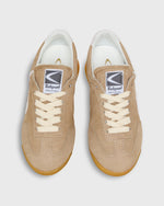Load image into Gallery viewer, Women's Mitica Velour Suede Sneaker in Sand
