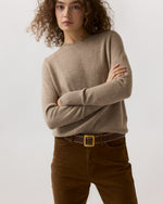 Load image into Gallery viewer, Hand-Cross-Stitched Belt in Espresso Leather
