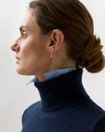 Load image into Gallery viewer, Extra Extra Small Gem Incandescence Earrings in Aquamarine
