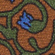 Havana/Olive/Blue Floral Vine