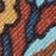 Silk Print Tie in Red/Aegean Antelope Scene