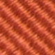 Hand-Rolled Silk Woven Tie in Orange/Brown/Olive Stripe