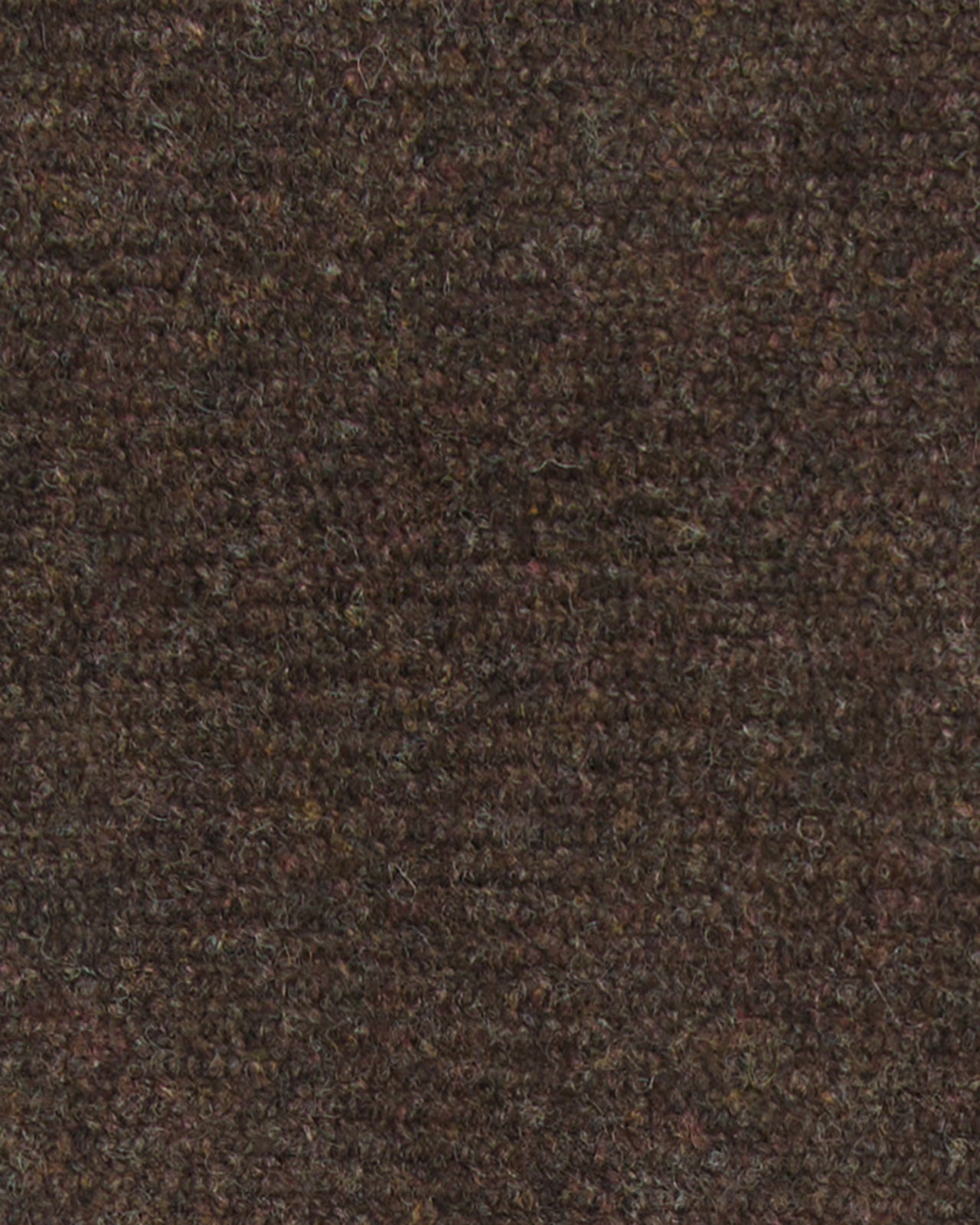 Hand-Rolled Wool Woven Tie in Chocolate