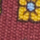 Beet/Avocado/Yellow Flower