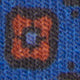 Wool Print Tie in Royal/Rust/Green Diamond