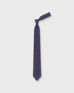 Load image into Gallery viewer, Wool Print Tie in Royal/Rust/Green Diamond
