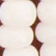 1.25" African Beaded Belt in White/Green Flower