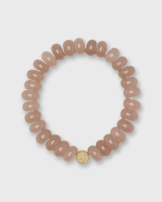 Semi Precious Beaded Bracelet in Cashmere Monochrome