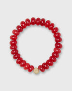 Load image into Gallery viewer, Semi Precious Beaded Bracelet in Red Beauty Monochrome
