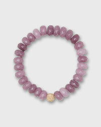 Semi Precious Beaded Bracelet in Ginger Cookie Monochrome