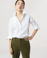 Load image into Gallery viewer, Tomboy Popover Shirt in White Poplin
