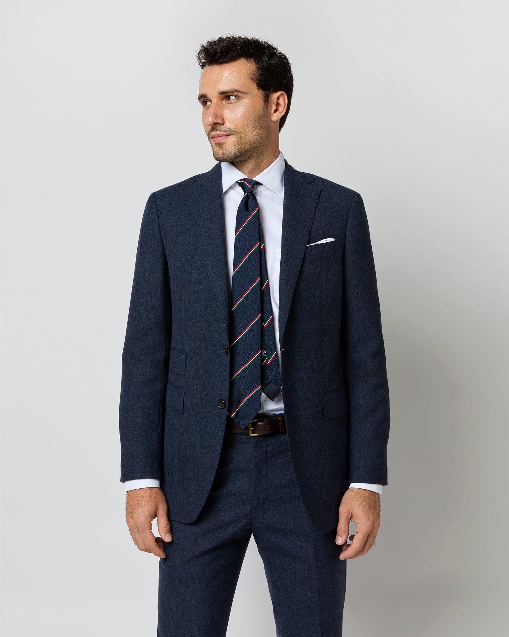 Kincaid No. 3 Suit in Air Force Blue High-Twist