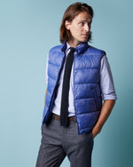Load image into Gallery viewer, Cashball Traveler&#39;s Vest in Cornflower Nylon
