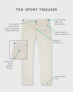 Load image into Gallery viewer, Tex Sport Trouser in Navy Seersucker
