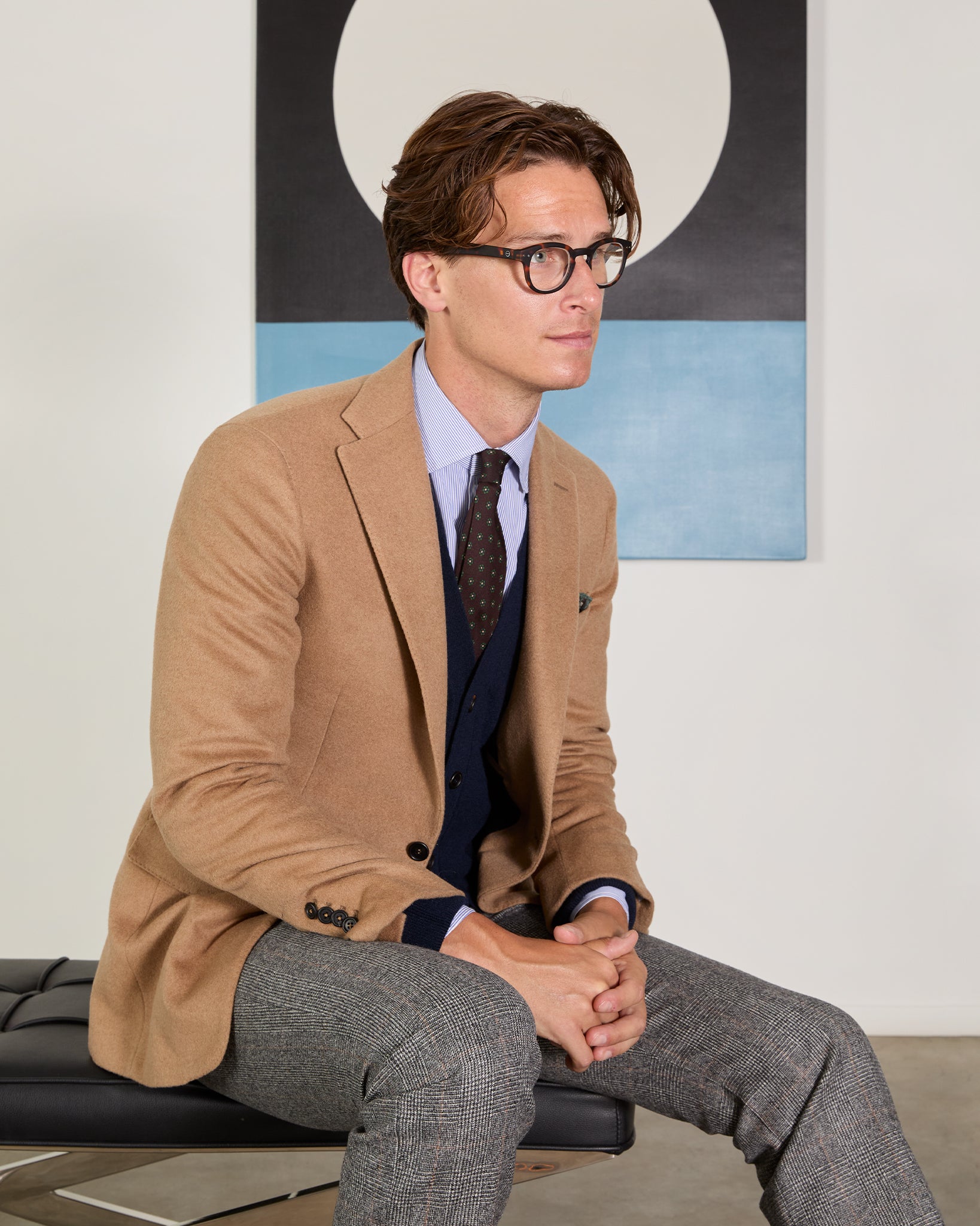 Kincaid No. 3 Jacket in Camel Hair Flannel