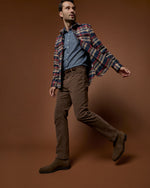 Load image into Gallery viewer, Slim Straight 5-Pocket Pant in Chocolate Garment-Dyed Corduroy
