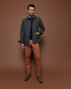 Garment-Dyed Sport Trouser in Ginger High Ridge Twill