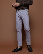 Load image into Gallery viewer, Slim Straight Jean in Lavender Garment-Dyed Denim
