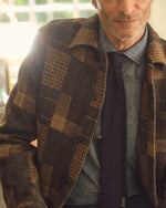 Load image into Gallery viewer, Chore Jacket in Brown Wool Patchwork
