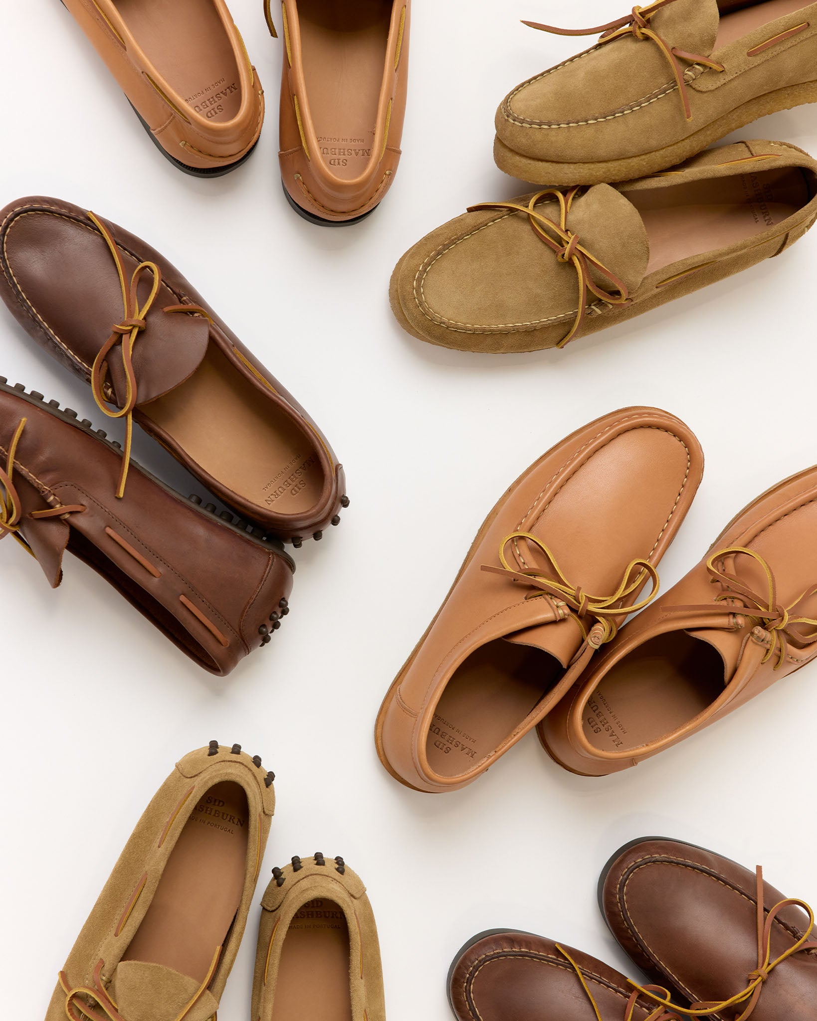 【新品】SKOOB SKB-005 WHOLE MOCCASIN LACE-UP Crepe Lace-Up Moccasin in Natural Leather | Shop Sid Mashburn