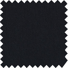 Made-to-Order Pleated Wrap Skirt in Navy Silk Shantung