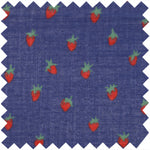 Load image into Gallery viewer, Made-to-Order Anaya Popover Shirt in Navy Strawberry Cotton Lawn
