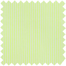 Made-to-Order Designer Tunic in Fluo Yellow Hairline Stripe Poplin