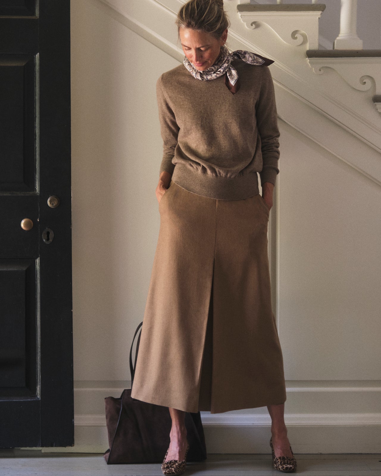 Juniper Skirt in Camel Hair Flannel