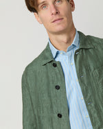 Load image into Gallery viewer, Chore Jacket in Moss Linen
