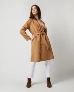 Load image into Gallery viewer, Caterina Coat in Camel Double-Faced Melton
