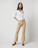 Load image into Gallery viewer, Kendall Flare 5-Pocket Pant in Stone Stretch Cord
