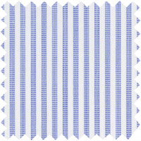 Made-to-Measure Shirt in Blue Stripe End-On-End