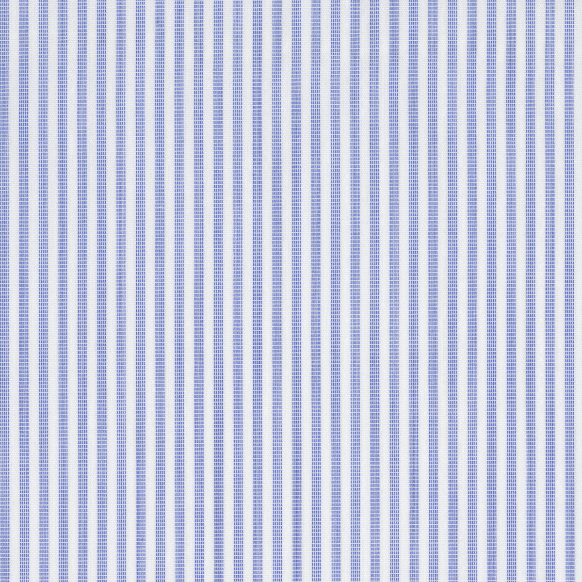 Made-to-Measure Shirt in Blue Stripe End-On-End