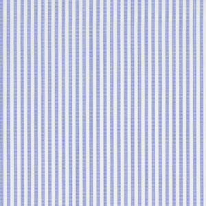 Made-to-Measure Shirt in Blue Stripe End-on-End