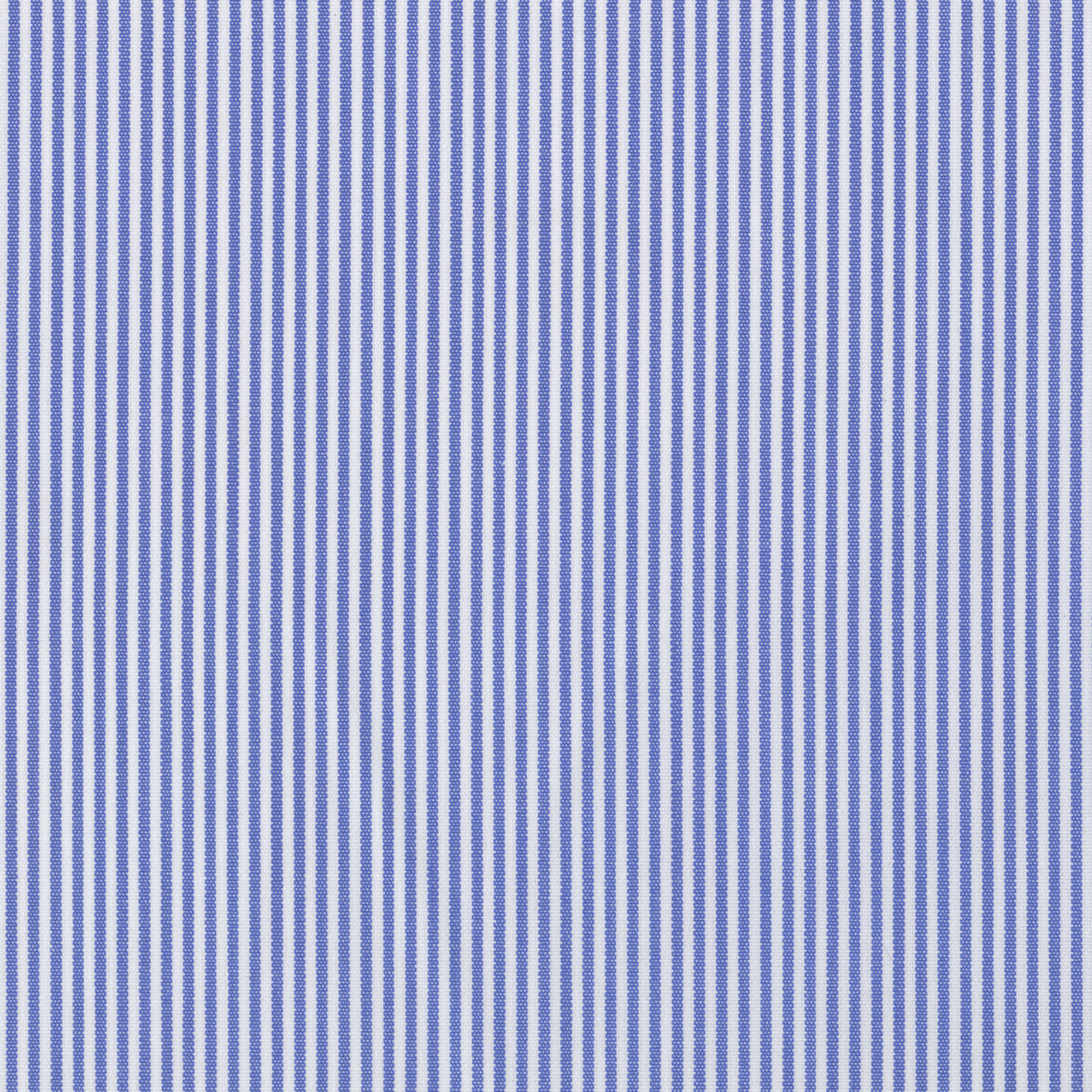 Made-to-Measure Shirt in Blue Small Bengal Stripe Poplin