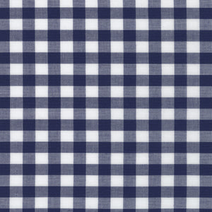 Made-to-Measure Shirt in Navy Gingham Poplin