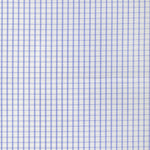 Load image into Gallery viewer, Made-to-Measure Shirt in Dutch Blue Medium Graph Check Poplin
