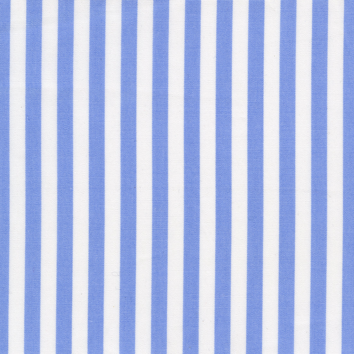 Made-to-Measure Shirt in Blue Bold Awning Stripe Poplin