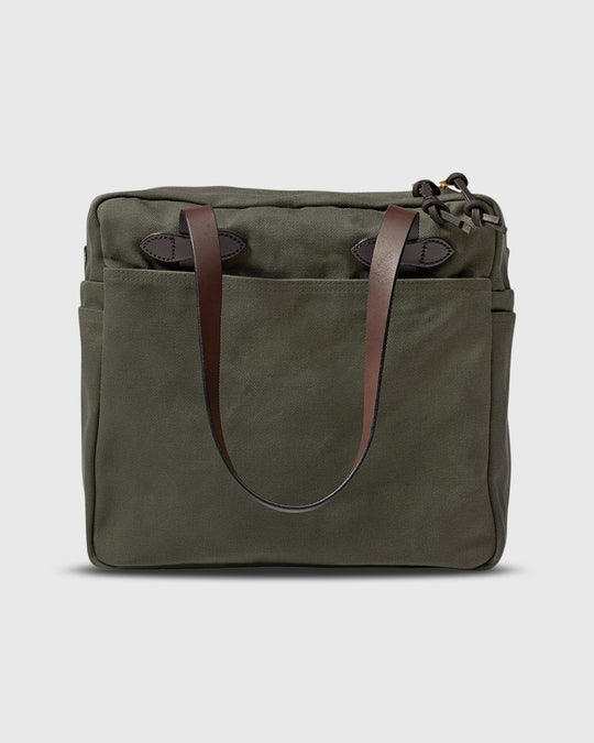 Zip-Top Tote Bag Otter Green