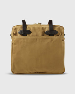 Zip-Top Tote Bag Tan
