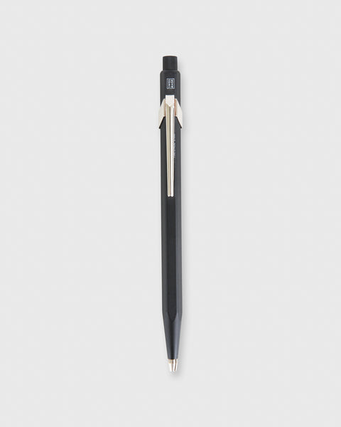 Porte-mine Caran D'Ache Fixpencil Classic - Mine 2 Mm, Grip Caoutchouc, Design Noir Et Aluminium