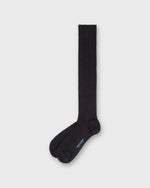 Load image into Gallery viewer, Over-The-Calf Dress Socks in Charcoal Extra Fine Merino
