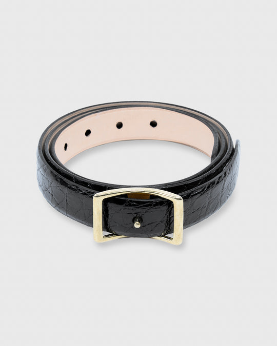 1" Conroy Belt Black Alligator