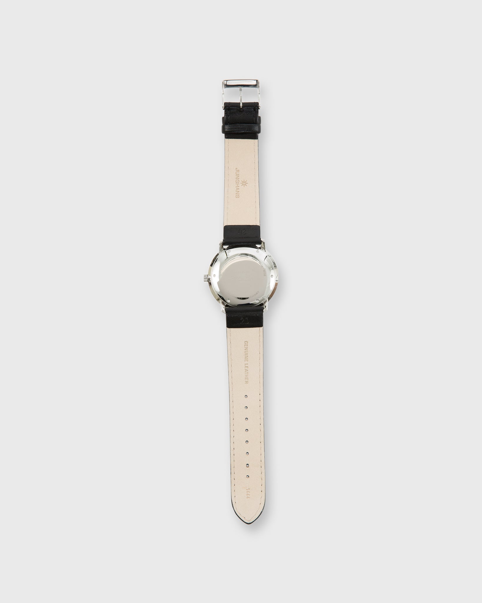 Max Bill Automatic Watch in Black Silver Shop Sid Mashburn