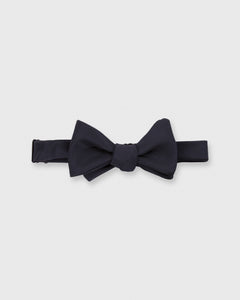 Formal Bow Tie Navy Silk Faille